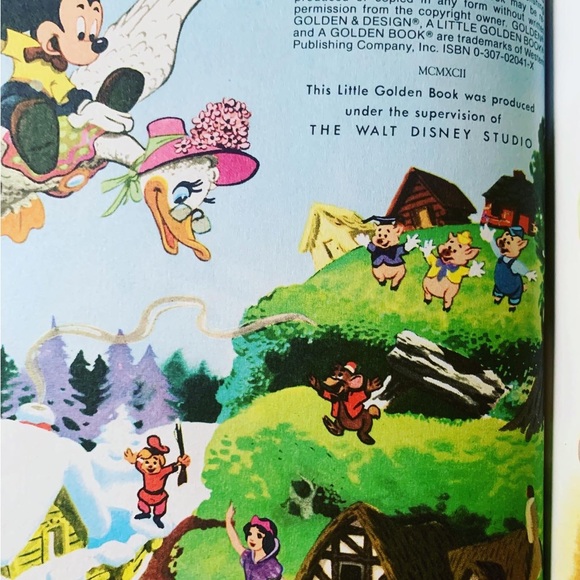 Walt Disney’s Mother Goose Little Golden Book 📚 Rare - Picture 5 of 6